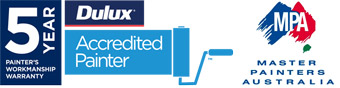 accred Accreditations Dulux Accredited Painter Master Painters Australia 5 year warranty